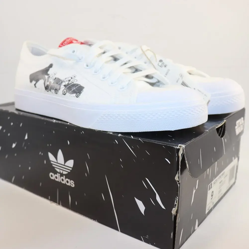 Adidas x Star‎ Wars Nizza Low White Canvas Sneakers Men’s 9.5 NIB